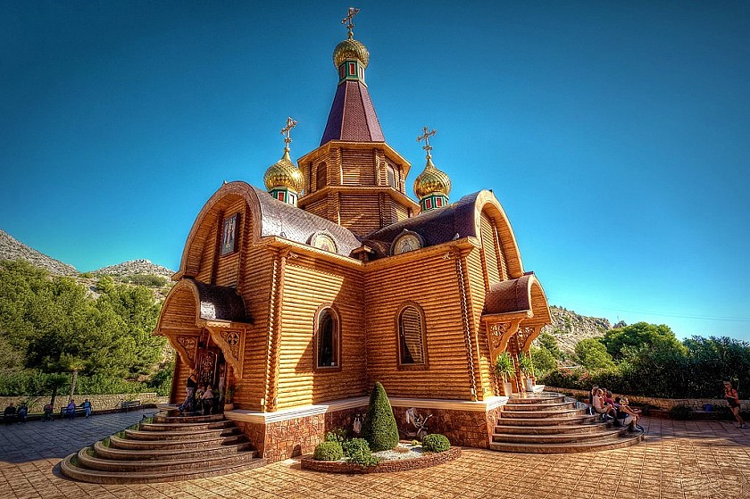 The wooden Russian church in Altea - Van Dam Estates