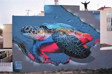 Los Alcázares promotes street art - Van Dam Estates