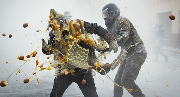 Strange Festivities 1: Egg and flour fights in Ibi - Van Dam Estates