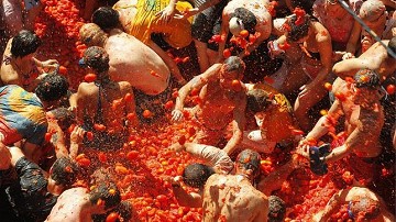 Guerra del tomate en Buñol - Van Dam Estates