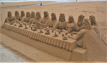 Sandkunst auf den Costas - Van Dam Estates